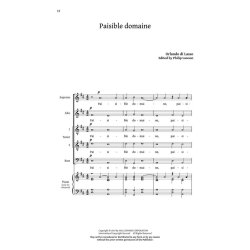 Orlando Di Lasso: Five French Madrigals (Arr. Lawson) (SATB)