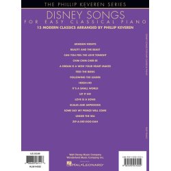 Disney Songs For Easy Classical Piano - Phillip Keveren Series