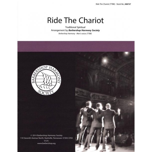 Ride The Chariot (arr. Barbershop Harmony Society) (TTBB)