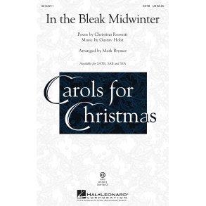 Christina Rosetti: In The Bleak Midwinter (Arr. Brymer) (SATB)