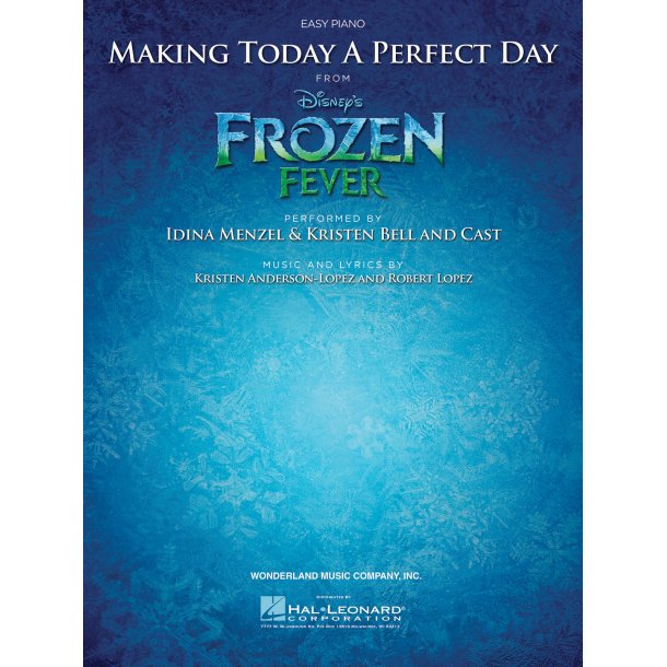 Making Today A Perfect Day (From Frozen Fever) - Easy Piano