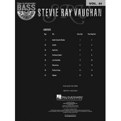 Bass Play-Along Volume 51: Stevie Ray Vaughan (Book/CD)