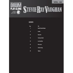 Drum Play-Along Volume 40: Stevie Ray Vaughan (Book/Online Audio)