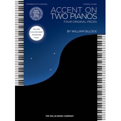 Gillock William Accent On Two Pianos 2 Pianos 4 Hands Book
