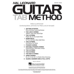 Hal Leonard Guitar Tab Method Gtr Bk