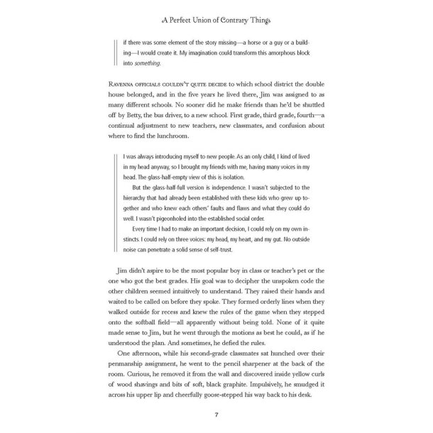 A Perfect Union of Contrary Things