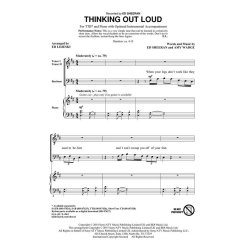 Ed Sheeran: Thinking Out Loud (Arr. Lojeski) (TTB)