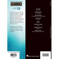 Piano Play-Along Volume 132: Today's Hits (Book/Online Audio)