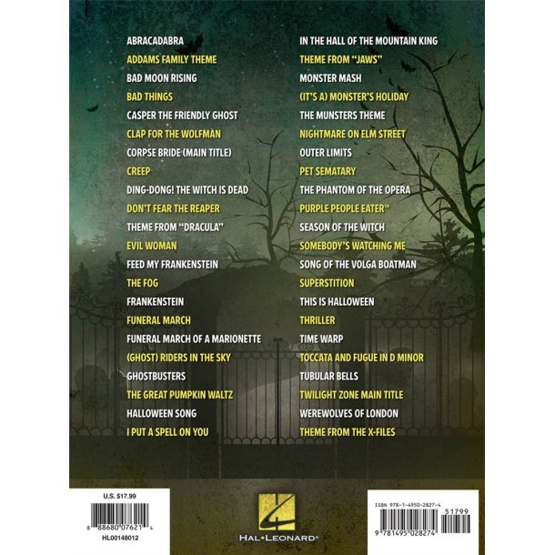 The Big & Scary Halloween Songbook