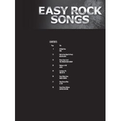 Drum Play-Along Volume 42: Easy Rock Songs (Book/Online Audio)