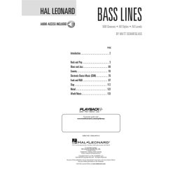 Matt Scharfglass: Bass Lines - Hal Leonard Bass Method