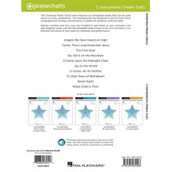 Praisecharts Christmas Praise Carols C Treble Instruments Bk/Audio
