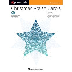 Praisecharts Christmas Praise Carols E Flat Instruments Bk/Audio