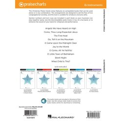 Praisecharts Christmas Praise Carols E Flat Instruments Bk/Audio