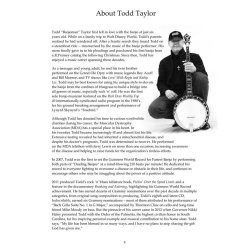 Taylor Todd Todd Taylor's Banjo Christmas Bjo Tab Book/Cd