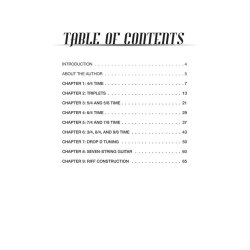 Travis LeVrier: Progressive Rock Rhythm Guitar (Book/Online Video)