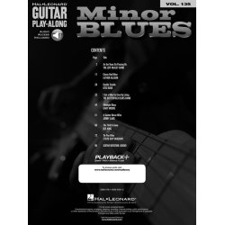 Guitar Play-Along Volume 135: Minor Blues (Book/Online Audio)