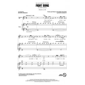 Rachel Platten: Fight Song (Arr. Emerson) (ShowTrax CD)