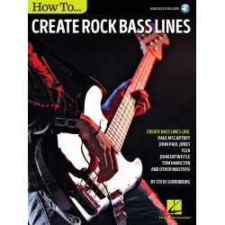 Steve Gorenburg: How To Create Rock Bass Lines (Book/Online Audio)
