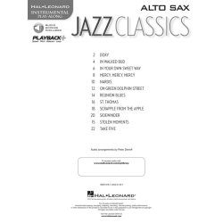 Instrumental Play-Along: Jazz Classics (Alto Saxophone)