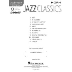 Instrumental Play-Along: Jazz Classics (Horn)