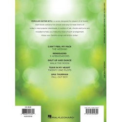 Cant Feel My Face Renegades & More Hot Singles Easy Gtr Tab Bk