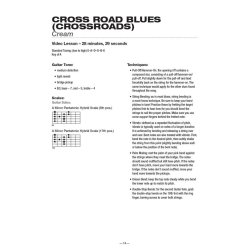 Teach Yourself To Play Guitar Songs: Crossroads And 9 More Blues Classics (Book/Online Media)