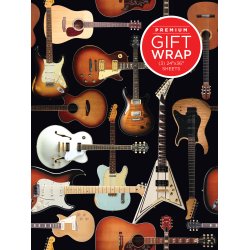 Hal Leonard Wrapping Paper - Guitar Collage Theme