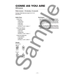 Teach Yourself To Play Guitar Songs: Come As You Are And 9 More Rock Hits (Book/Online Media)