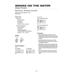 Teach Yourself To Play Guitar Songs: Smoke On The Water And 9 More Hard Rock Classics (Book/Online Media)