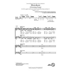 Morokeni : (Greeting Song)