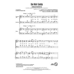 Antonio Carlos Jobim: One Note Samba (Arr. Rutherford) (SAB)