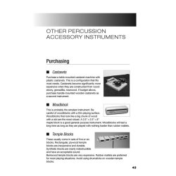 Stephen Primatic: Percussion Instruments - Purchasing, Maintenance, Troubleshooting And More