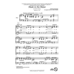 Wade In The Water (Arr. Rollo Dilworth)