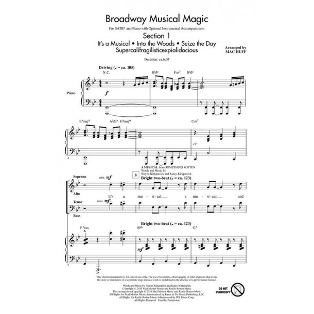 Broadway Musical Magic : Choral Medley