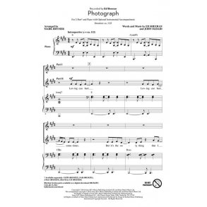 Ed Sheeran: Photograph : 2-Part and Piano