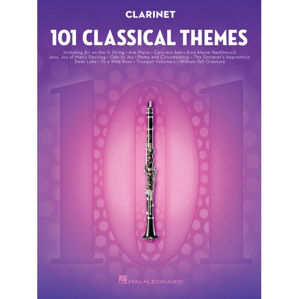 101 Classical Themes For Clarinet