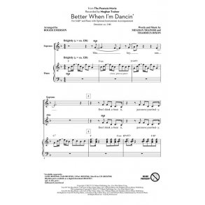 Meghan Trainor: Better When I'm Dancin' (SAB, arr. Emerson)