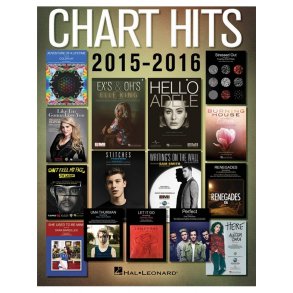 Chart Hits Of 2015-2016 Easy Piano