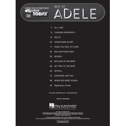 E-Z Play Today Volume 38: Best Of Adele