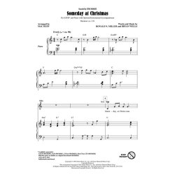 Ronald Miller/Bryan Wells: Someday At Christmas (Arr. Huff) (ShowTrax CD)