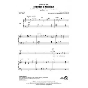 Ronald Miller/Bryan Wells: Someday At Christmas (Arr. Huff) (ShowTrax CD)