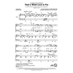 Amy Grant: That's What Love Is For (SATB, arr. Shaw)