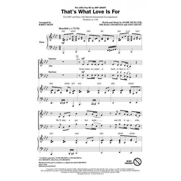 That's What Love Is For