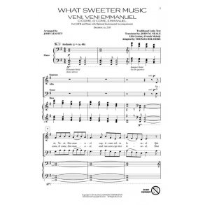 What Sweeter Music : A Cantata for Christmas