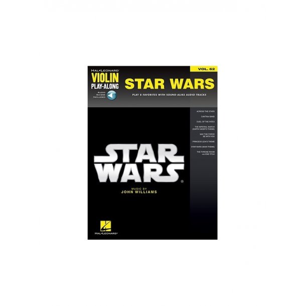 Violin Play-Along Volume 62: Star Wars (Book/Online Audio)