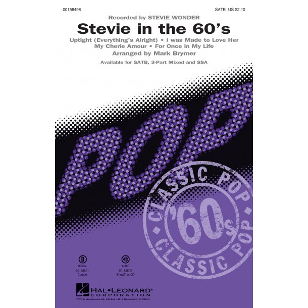 Stevie In The 60s Medley (Arr. Brymer) (SATB)