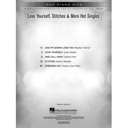 Pop Piano Hits: Love Yourself, Stitches & More Hot Singles