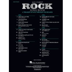 My First Rock Song Book: A Treasury Of Hits Through The Decades