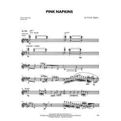 The Frank Zappa Guitar Book: Transcribed By And With Intro By Steve Vai